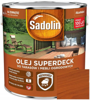 Sadolin Olej Superdeck Do Tarasów Mahoń 2,5l