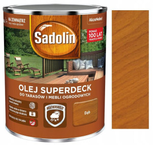 Sadolin Olej Superdeck Do Tarasów Dąb 0,75l