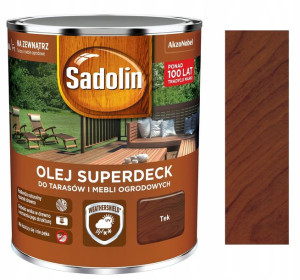 Sadolin Olej Superdeck Do Tarasów Tek 0,75l