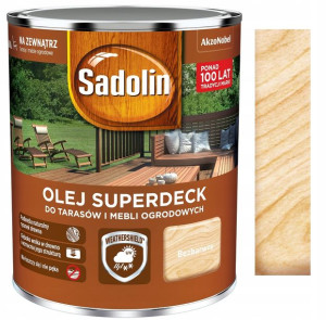 Sadolin Olej Superdeck Do Tarasów Bezbarwny 0,75l