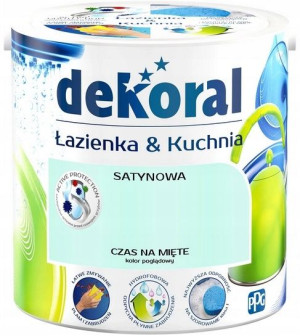 Farba Dekoral Łazienka Kuchnia Czas na miętę 2,5l