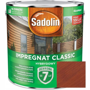 Sadolin Impregnat Classic Hybrydowy Mahoń 2,5l