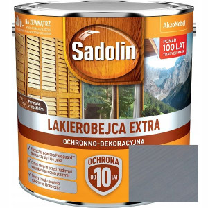 Sadolin Extra Lakierobejca Ciemny Szary 2,5l