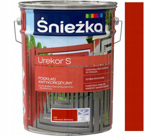 Śnieżka Urekor S Antykorozyjny Czerwony 5l