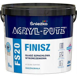 Gładź Szpachlowa Acryl Putz Fs20 Finisz 8kg