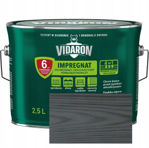 Vidaron Impregnat Do Drewna V16 Antrac. Szary 2,5l