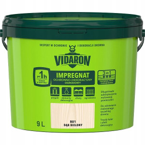 Vidaron Impregnat Ogrodowy 9l R01 Dąb Bielony