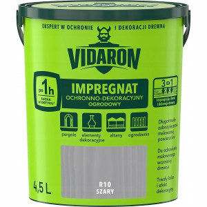 Vidaron Impregnat Ogrodowy 4,5l R10 Szary