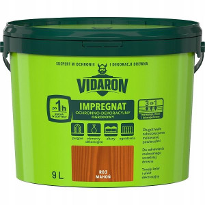 Vidaron Impregnat Ogrodowy 9l R03 Mahoń