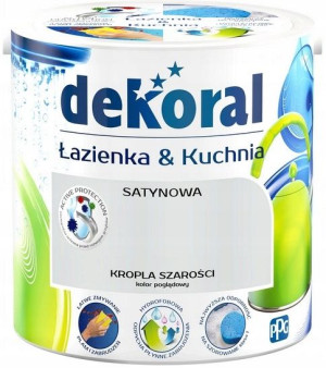 Farba Dekoral Łazienka i Kuchnia K. Szarości 2,5l