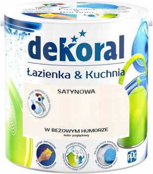 Farba Dekoral Łazienka i Kuchnia Beżowy 2,5l
