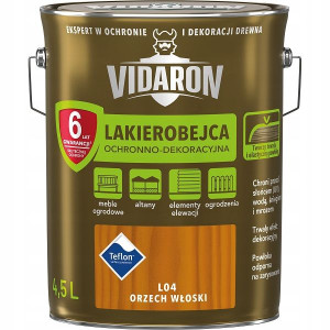 VIDARON LAKIEROBEJCA L04 orzech włoski 4,5L