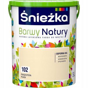Farba Śnieżka Barwy Natury Piaszcz. Plaża 102 5l