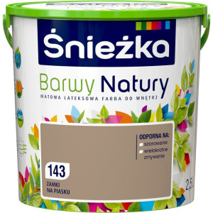 Śnieżka Barwy Natury Zamki Na Piasku 143 - 2,5l