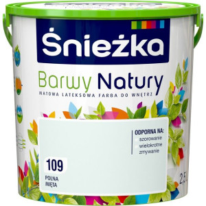 Śnieżka Barwy Natury - Polna Mięta 109 - 2,5l