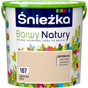 Śnieżka Barwy Natury - Angielska Róża 107 - 2,5l