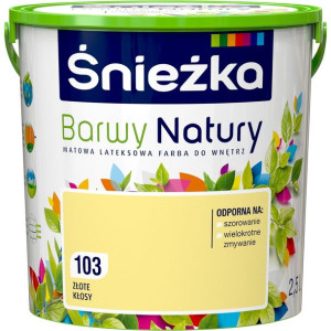 Śnieżka Barwy Natury-złote Kłosy 103 - 2,5l
