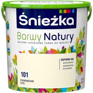 Śnieżka Barwy Natury Posrebrzane Żyto 101 2,5l