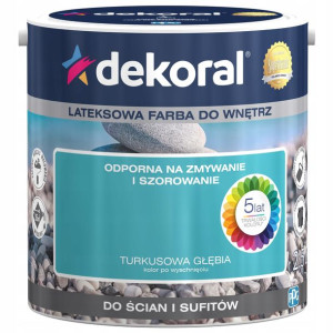 DEKORAL Farba AKRYLIT W Turkusowa Głębia 5L