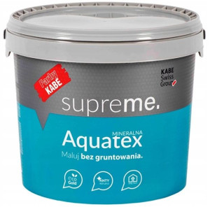 Kabe Aquatex Biała Farba Do Ścian I Sufitów 5l