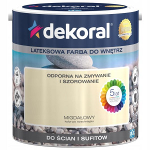 DEKORAL Farba AKRYLIT W Migdałowy 5L