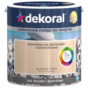 DEKORAL Farba AKRYLIT W Słodkie Toffi 5L