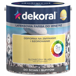 DEKORAL Farba AKRYLIT W Słoneczny Blask 5L