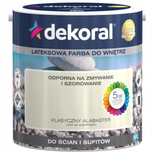 DEKORAL Farba AKRYLIT W Klasyczny Alabaster 5L