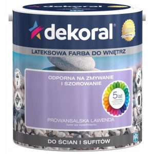 DEKORAL Farba AKRYLIT W Prowansalska Lawenda 2,5L