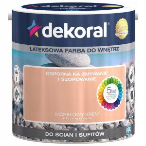 DEKORAL Farba AKRYLIT W Morelowy Krem 2,5L