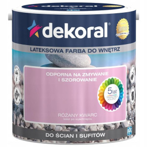 DEKORAL Farba AKRYLIT W Różany Kwarc 2,5L
