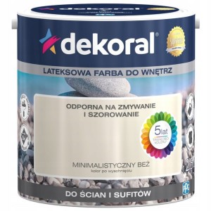 DEKORAL Farba AKRYLIT W Minimalistyczna Beż 2,5L