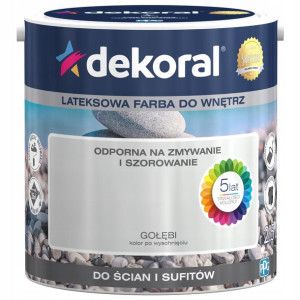 DEKORAL Farba AKRYLIT W Gołębi 2,5L