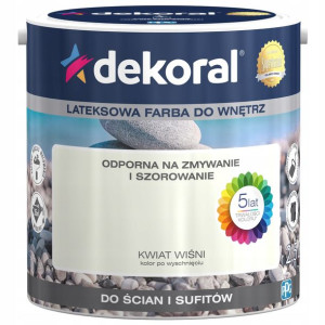 DEKORAL Farba AKRYLIT W Kwiat Wiśni 2,5L
