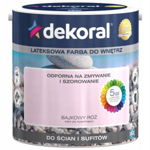 DEKORAL Farba AKRYLIT W Bajkowy Róż 2,5L