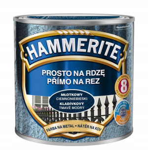 HAMMERITE NA RDZĘ 0.25 L ciemnoniebieski młotkowy