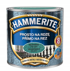 HAMMERITE FARBA NA RDZĘ 0.7L Zielony młotkowy