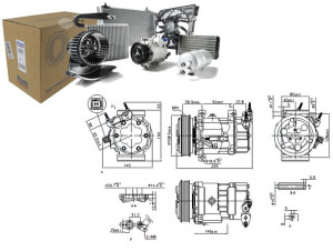 Sprężarka Klimatyzacji Mini (r56) (r57) (r58) (r59
