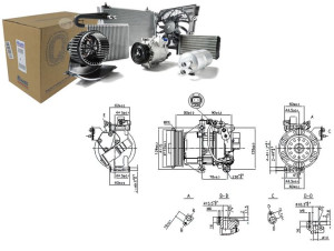 Sprężarka Klimatyzacji Toyota Yaris 1.0/1.3 04.99-