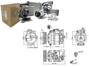 Sprężarka Klimatyzacji Vw Touareg 4.2 12.02-11.06