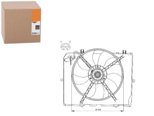 Wentylator Chłodnicy Mercedes W210 2,0-2,7cdi 98-