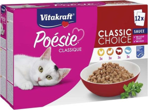 VITAKRAFT POESIE CLASSIQUE Multipak z rybą 12x85g