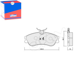 Klocki Hamulcowe Citroen Xsara Picasso 00- Cifam