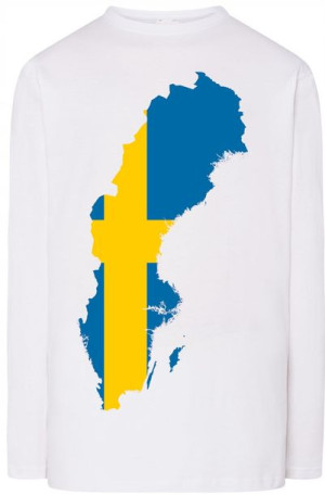 Szwecja Męska Modna Bluza Longsleeve Rozm.XS