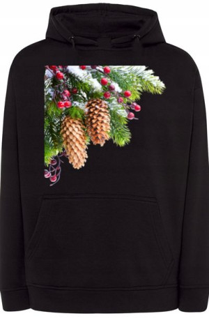 Szyszka Męska bluza Świąteczna Kaptur r.XL