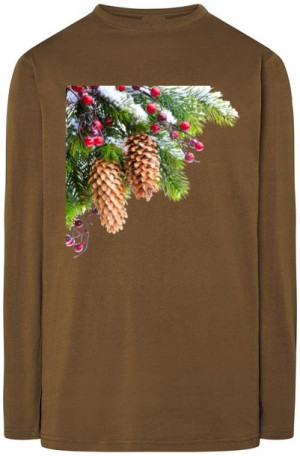 Szyszka Świąteczna Modna Bluza Longsleeve r.S