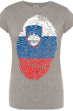 Słowenia Damski Modny T-Shirt Flaga Rozm.M