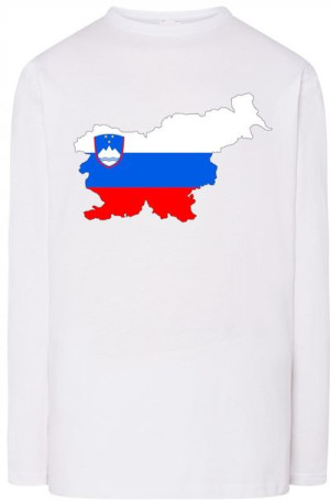 Słowenia Flaga Męska Bluza Longsleeve Nadruk R.XXL
