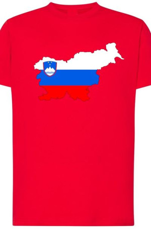 Słowenia Flaga Męski T-shirt Nadruk Modny Rozm.5XL