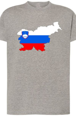 Słowenia Flaga Męski T-shirt Nadruk Modny Rozm.M